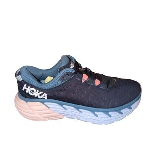 Women’s Hoka Gaviota Navy and Coral Athletic Shoes size 9.5